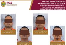 Prisión Preventiva a cuatro personas por presunto homicidio e inhumaciones clandestinas en Catemaco