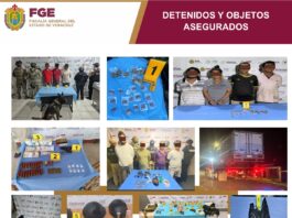 33 cateos en 28 municipios de Veracruz dejan 29 detenidos e indicios asegurados