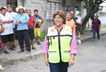 Supervisa Rosa María limpieza de la Laguna de Lagartos, que permitirá mejorar el flujo del agua de lluvia