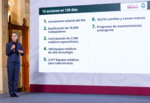 Lanza gobierno plan de 12 acciones en 120 días para mejorar el IMSS